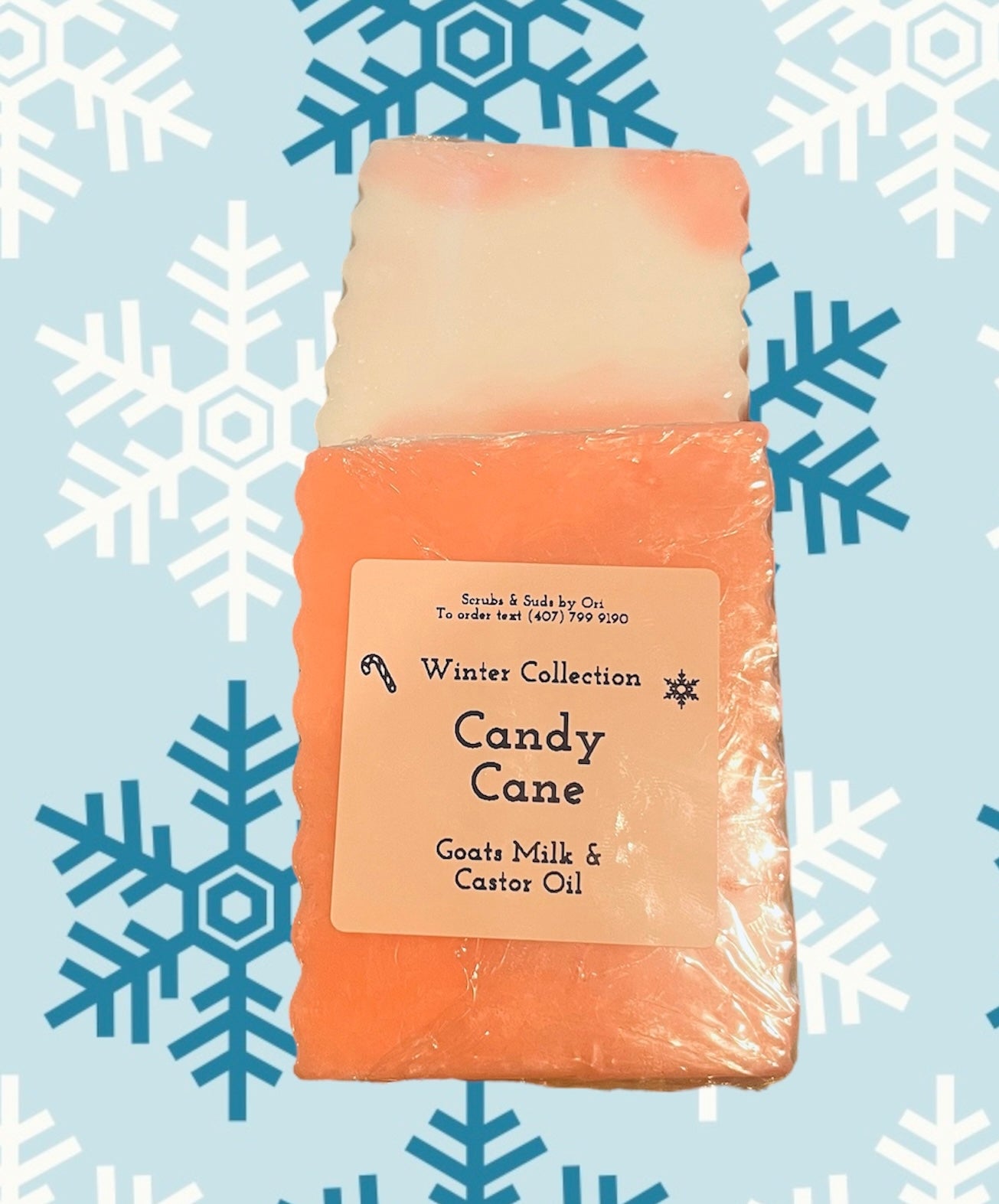 Candy Cane Bar Soap